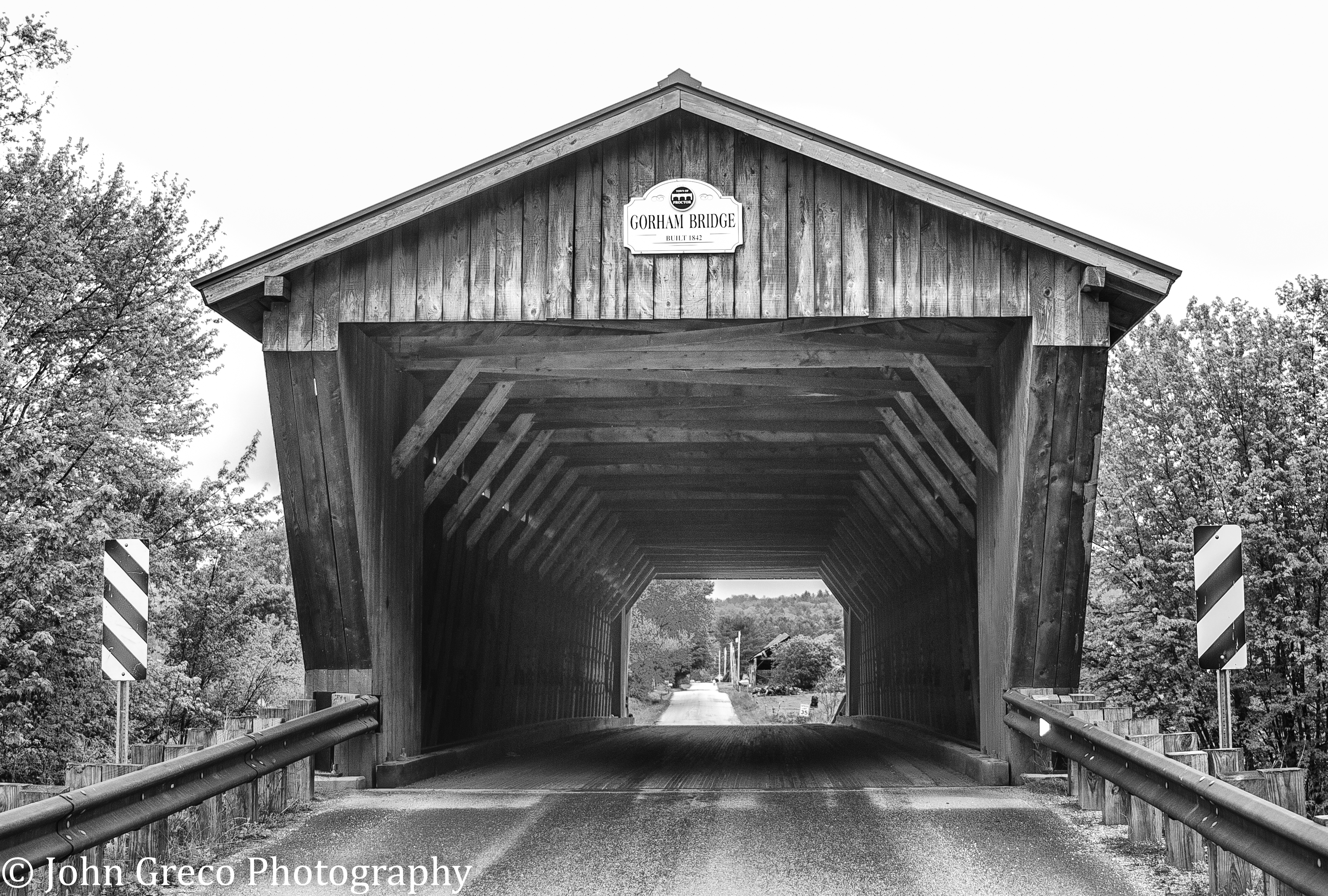 Gorham Bridge VT B&amp;W CW-